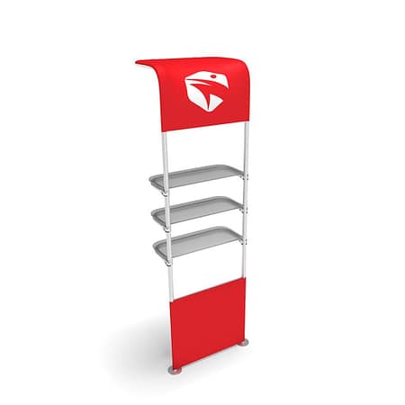 WaveLine® Waterfall Display Shelving
