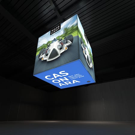 WaveLight® Casonara Blimp Cube 360º Hanging Light Box - 240L