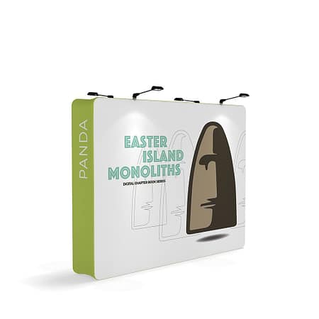 Monolith 3m Display Wall / 3x2.4 (Rounded)