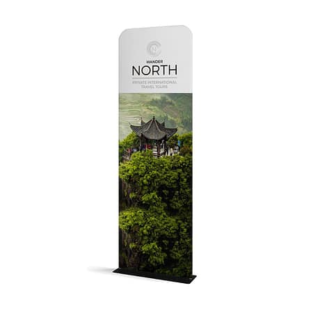 WaveLine Banner Stand - 36"x116"(Squared)