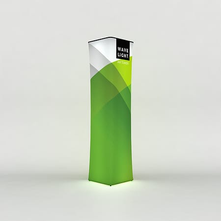WaveLight® Air Backlit Inflatable Square Tower - 3m h