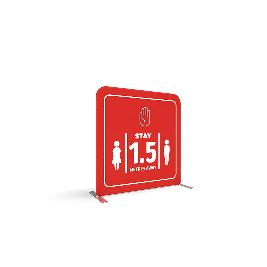 WaveLine® Communication Control Barrier - 1032mm | ExpoBanners UK